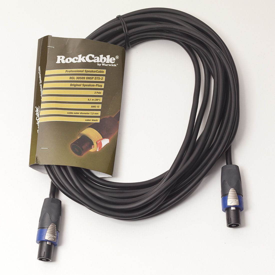 RockCable Speaker Cable Speakon Plug (2polos) 9 m