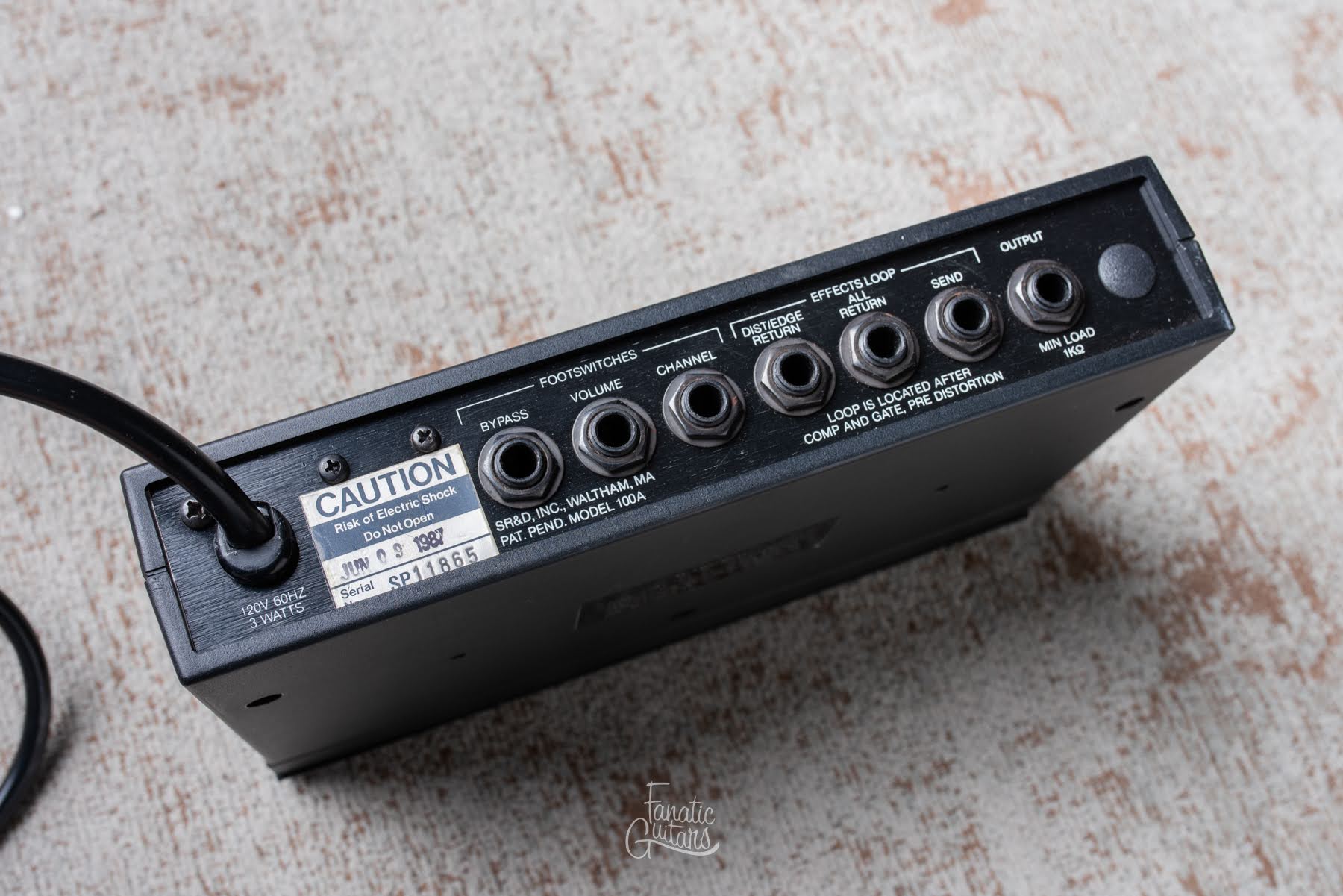 Rockman Sustainor Model 100 1987 Second Hand *125V*