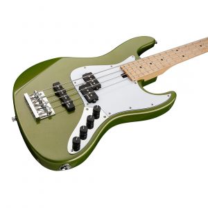 Sadowsky MetroExpress 21 Hybrid P/J Maple 4-String - Solid Sage Green Metallic High Polish