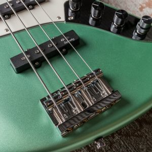 Sadowsky MetroLine 21-4 Vintage J/J Alder – Solid Sage Green Metallic Satin