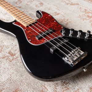 Sadowsky MetroLine 21-4 Vintage J/J Alder – Solid Black High Polish