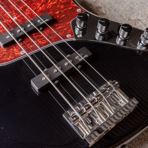 Sadowsky MetroLine 21-4 Vintage J/J Alder – Solid Black High Polish