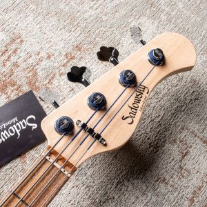 Sadowsky MetroLine 21-4 Vintage J/J Alder – Solid Black High Polish