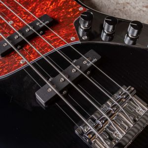 Sadowsky MetroLine 21-4 Vintage J/J Fresno – Solid Black High Polish