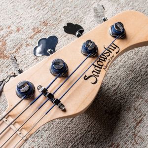 Sadowsky MetroLine 21-4 Hybrid P/J Ash – Solid Black