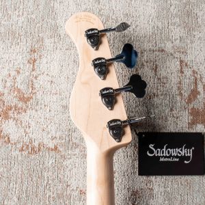 Sadowsky MetroLine 21-4 Hybrid P/J Ash – Solid Black