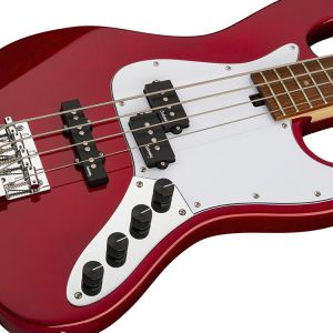 Sadowsky 21-4 Fret Hyprid PJ Morado- Candy Apple Red Metallic