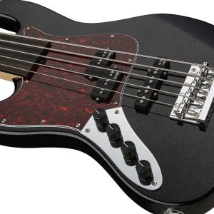 Sadowsky 21-5 Fret Hyprid PJ Fretless Zurdo - Solid Black High Polish