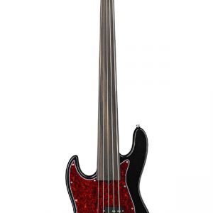 Sadowsky 21-5 Fret Hyprid PJ Fretless Zurdo - Solid Black High Polish