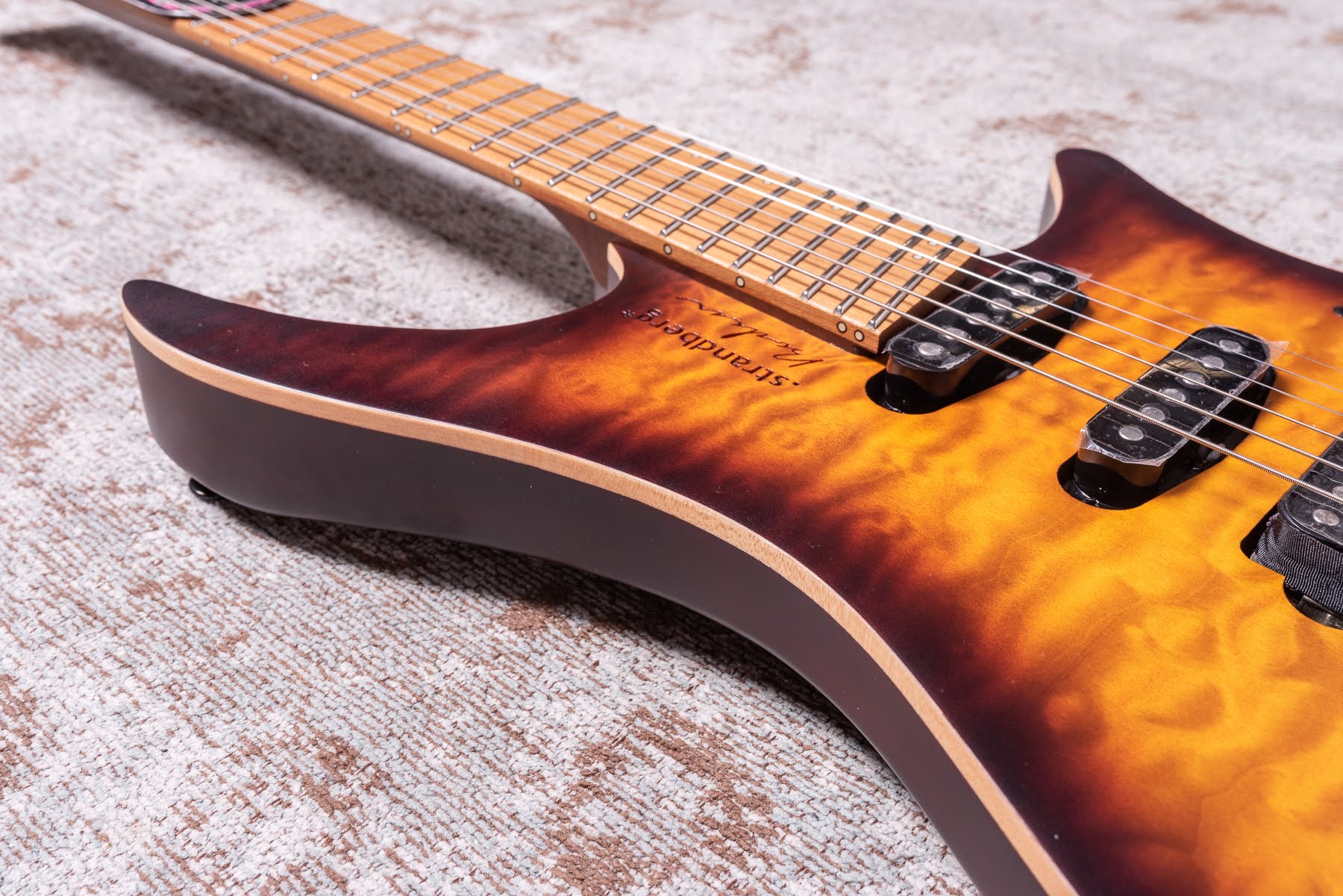 Strandberg Boden Standard 6 Tremolo Maple Quilt Bengal Burst
