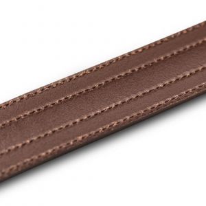 Taylor Correa Slim Leather, Chocolate Brown, 1.50"