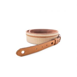 Taylor Vegan Leather Strap, Tan, 2,5" Natural