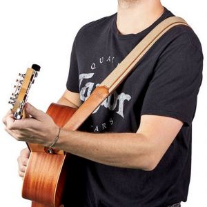 Taylor Vegan Leather Strap, Tan, 2,5" Natural