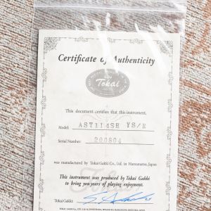 Tokai VintageAST114SH YS/R Rosewood Sunburst