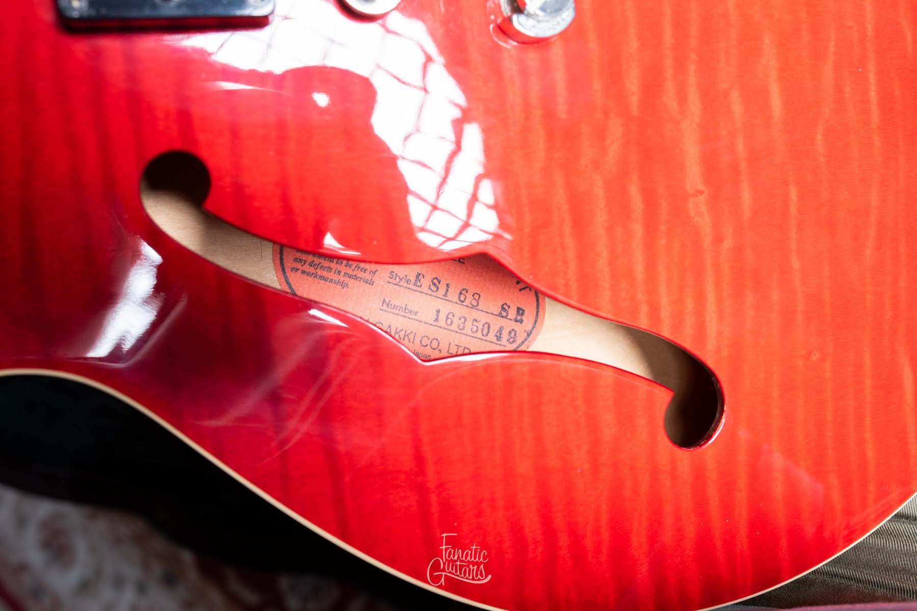 ギター Tokai / ATE168S Tokai ES168 SR #1635049 Second Hand