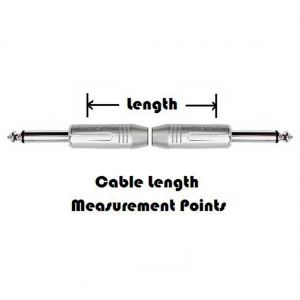Spectraflex PCO75 9'' Cable Pedal Straight-Straight Black Zig-Zag (22cm)