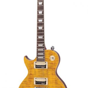 Vintage Reissued V100 Zurdos - Flamed Amber