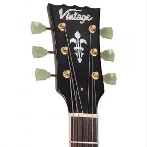 Vintage V100 Guitar- Tobacco Sunburst