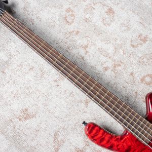 Warwick Custom Shop Streamer $$, 5 - Burgundy Red Transparent HP