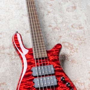 Warwick Custom Shop Streamer $$, 5 - Burgundy Red Transparent HP