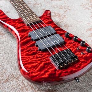 Warwick Custom Shop Streamer $$, 5 - Burgundy Red Transparent HP