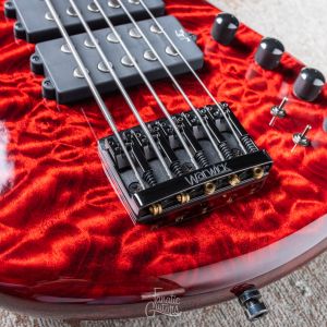 Warwick Custom Shop Streamer $$, 5 - Burgundy Red Transparent HP