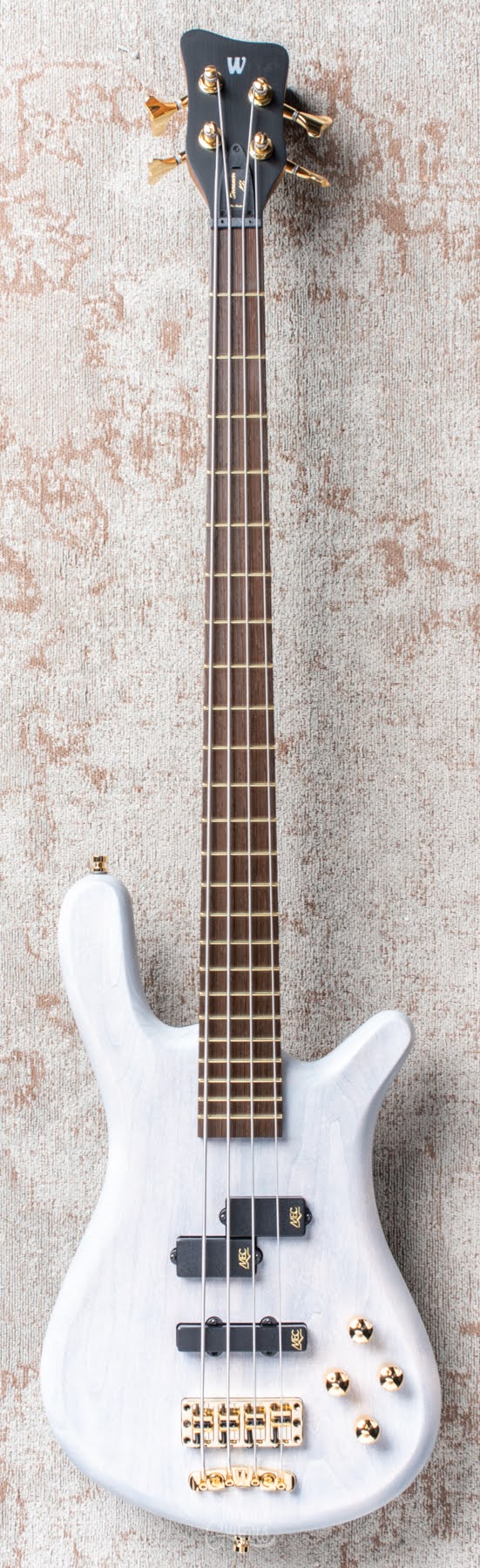 Warwick Teambuilt Pro Series Streamer LX 4-String White #009776-22