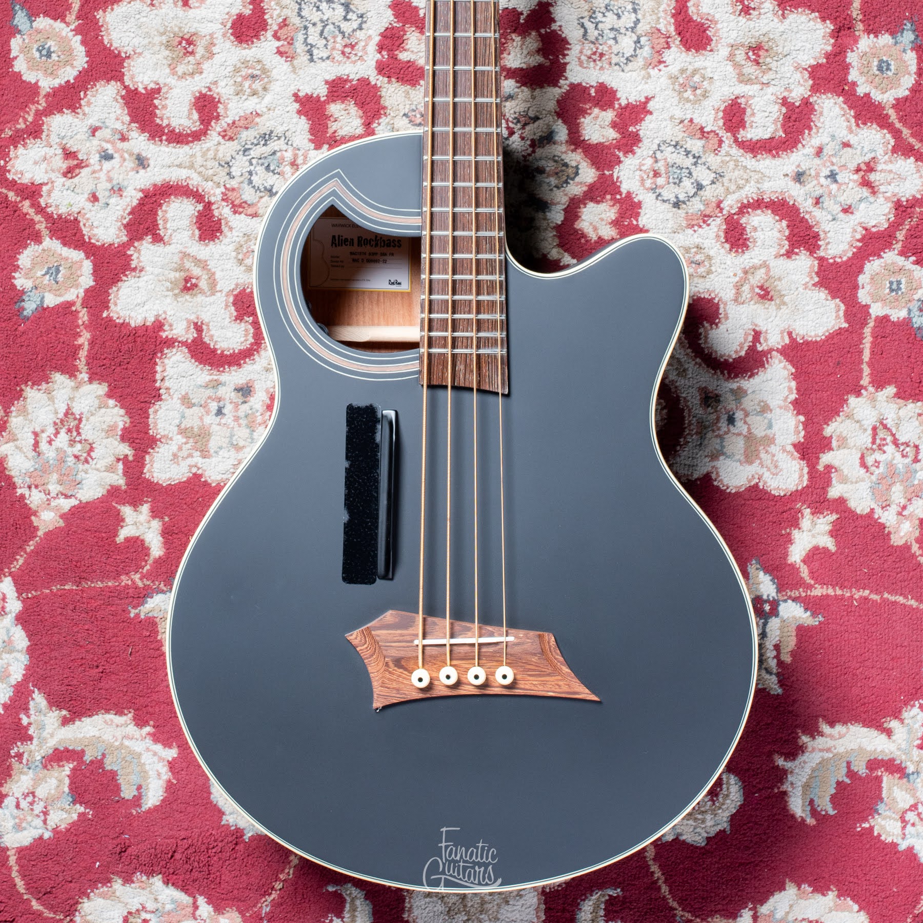 Warwick RockBass Alien Standard 4 - Solid Black Satin #D009892-22